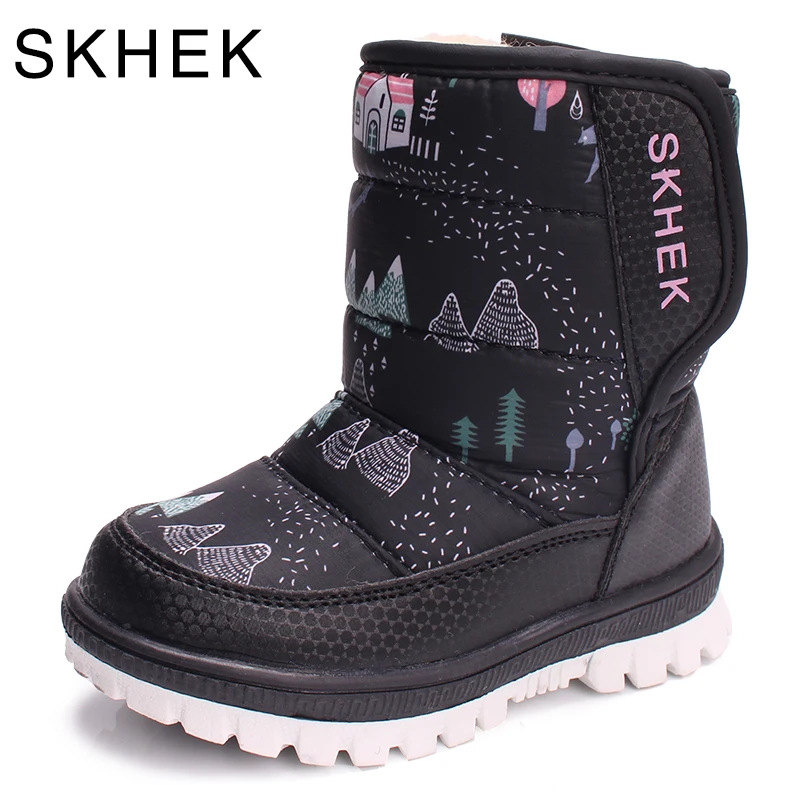 Comprar Marca SKHEK Botas de invierno para niñas Botas de alta calidad para niños zapatos calientes para bebés Botas calzado para niños