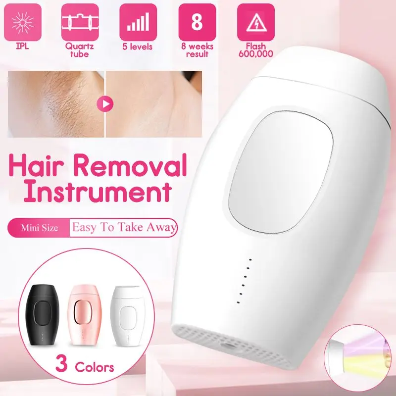 

Professional 600000 Flash Permanent IPL Epilator Laser Hair Removal Women Electric Photo Painless Threading Hair Remover Machine