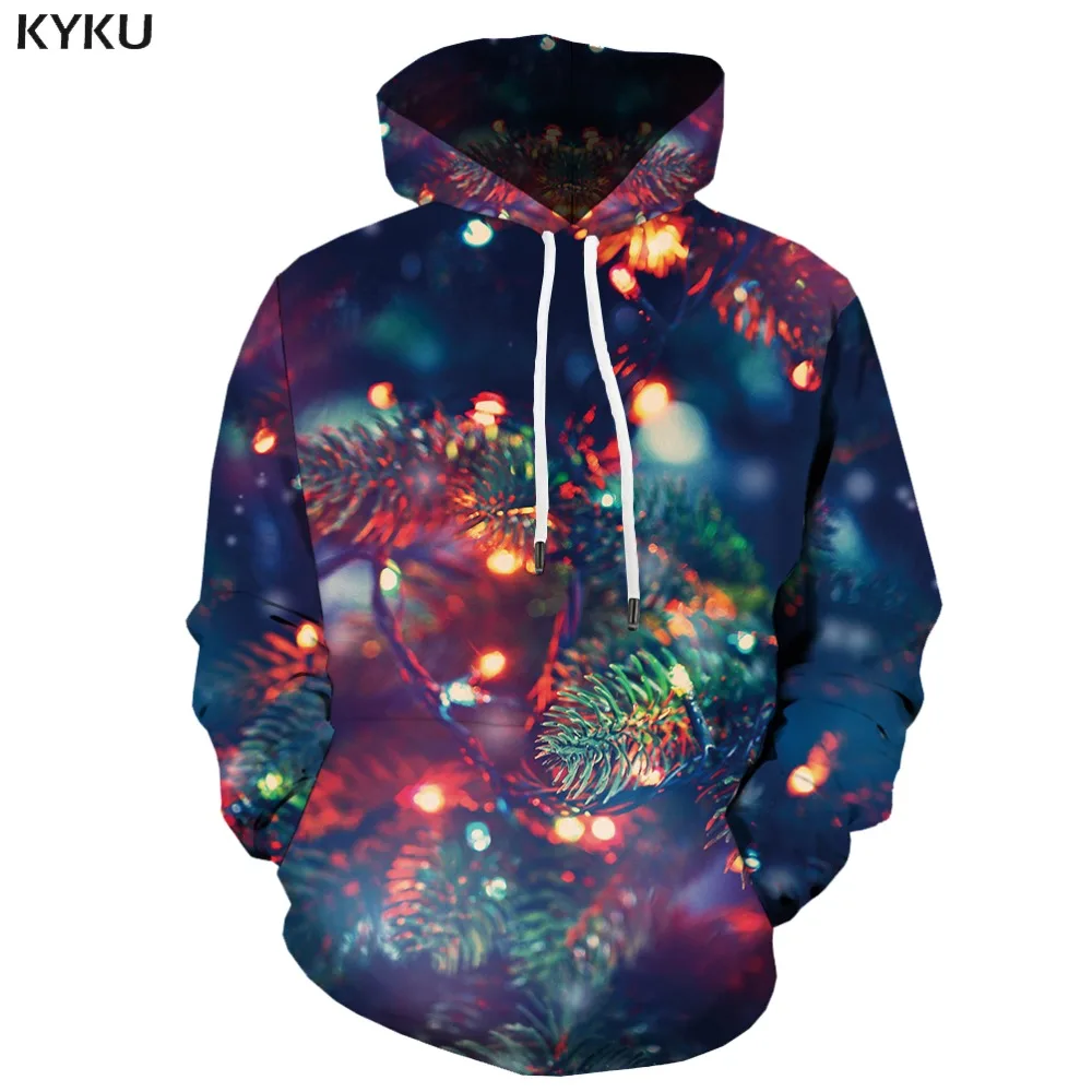 3d Hoodies Xmas Tree Hoodie Men Christmas Hooded Casual Colorful Hoody