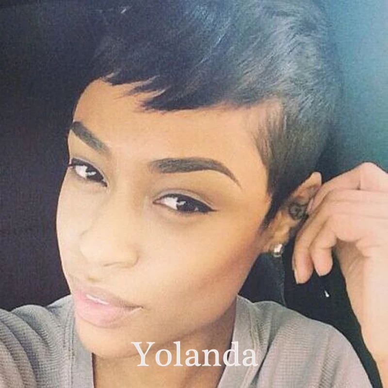 

Short Glueless Full Lace Human Brazilian Hair Wigs For Black Women Lace Front Human Wigs None Lace Bob Hair Wig Perruque