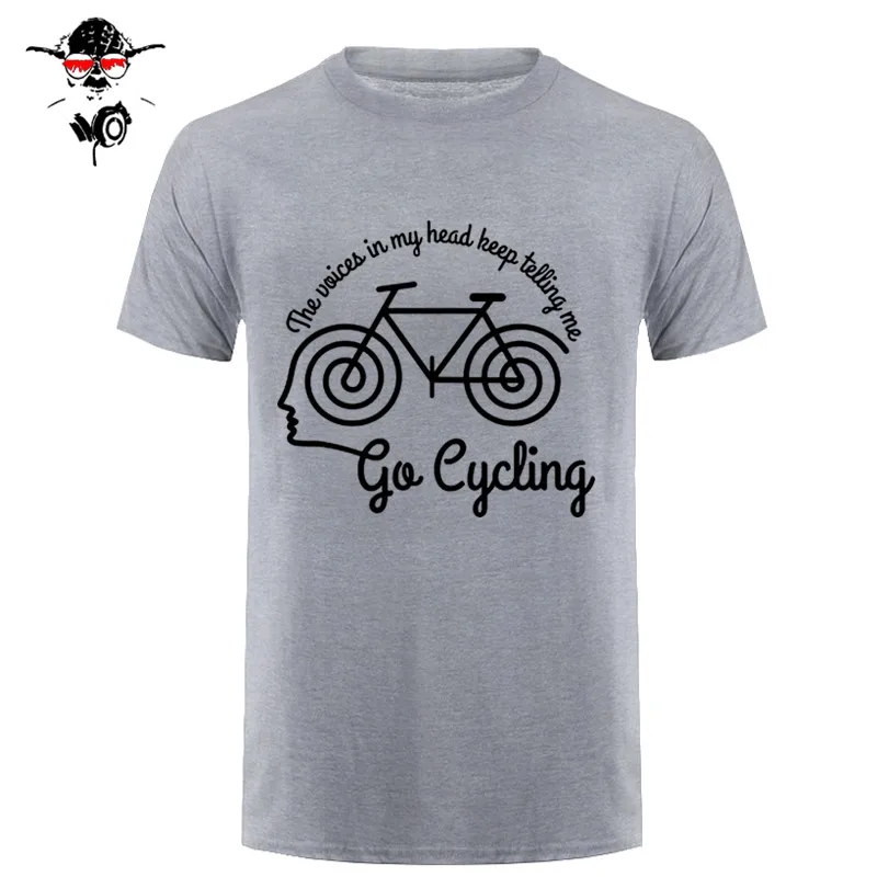 Voices In My Head Cyclinger Мужская футболка RLTW футболка Cycle Cyclinger Bicycle день рождения базовые модели футболка с принтом Летняя Повседневная - Цвет: 21