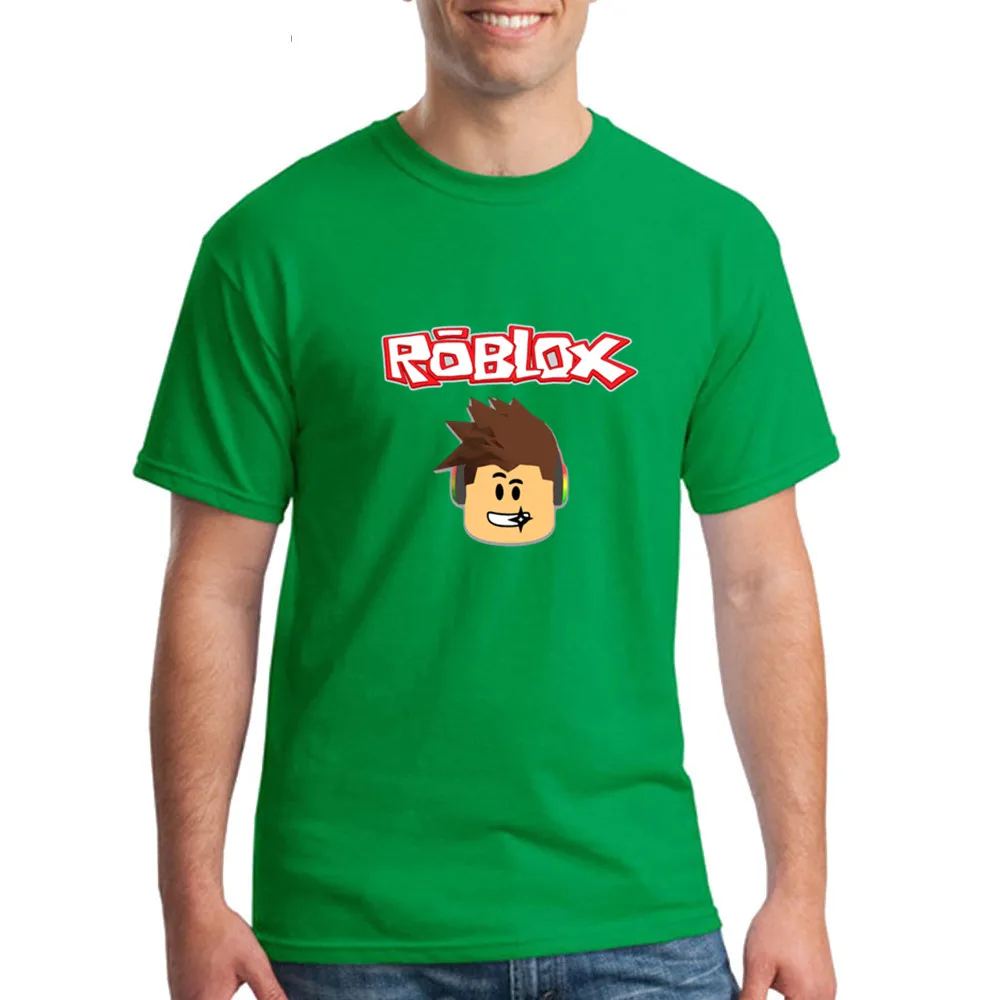 Nueva ropa de alta calidad de los hombres Roblox camisetas