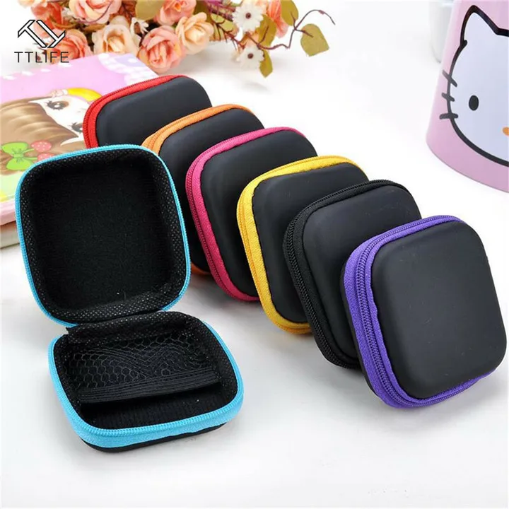 

TTLIFE Coin Earphone Keys Storage Purse Headset Bag Small Change Purse Wallet Pouch Bag for Kids Gift Mini Zipper Organizer Bag