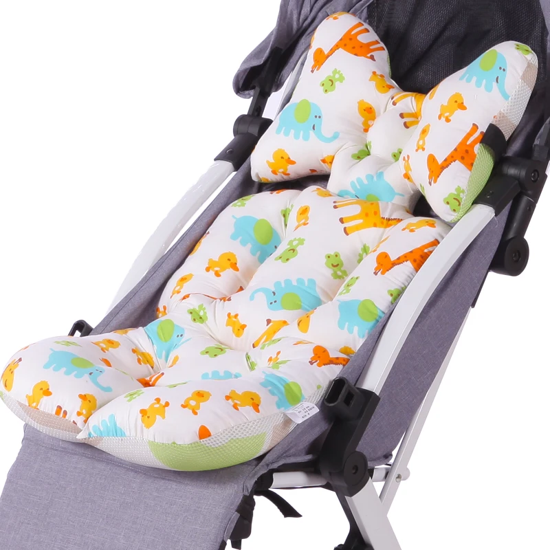 Head Support Pram Cotton Linen Pad Baby Car Accessories Seat Mat Baby