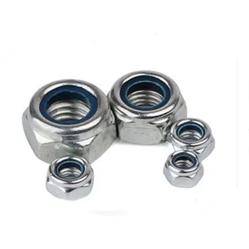 

M3M4M5M6M8M10M12M14M16M20 DIN985 Stainless Steel A4 Nylock Self Locking Hex Nuts SUS 316