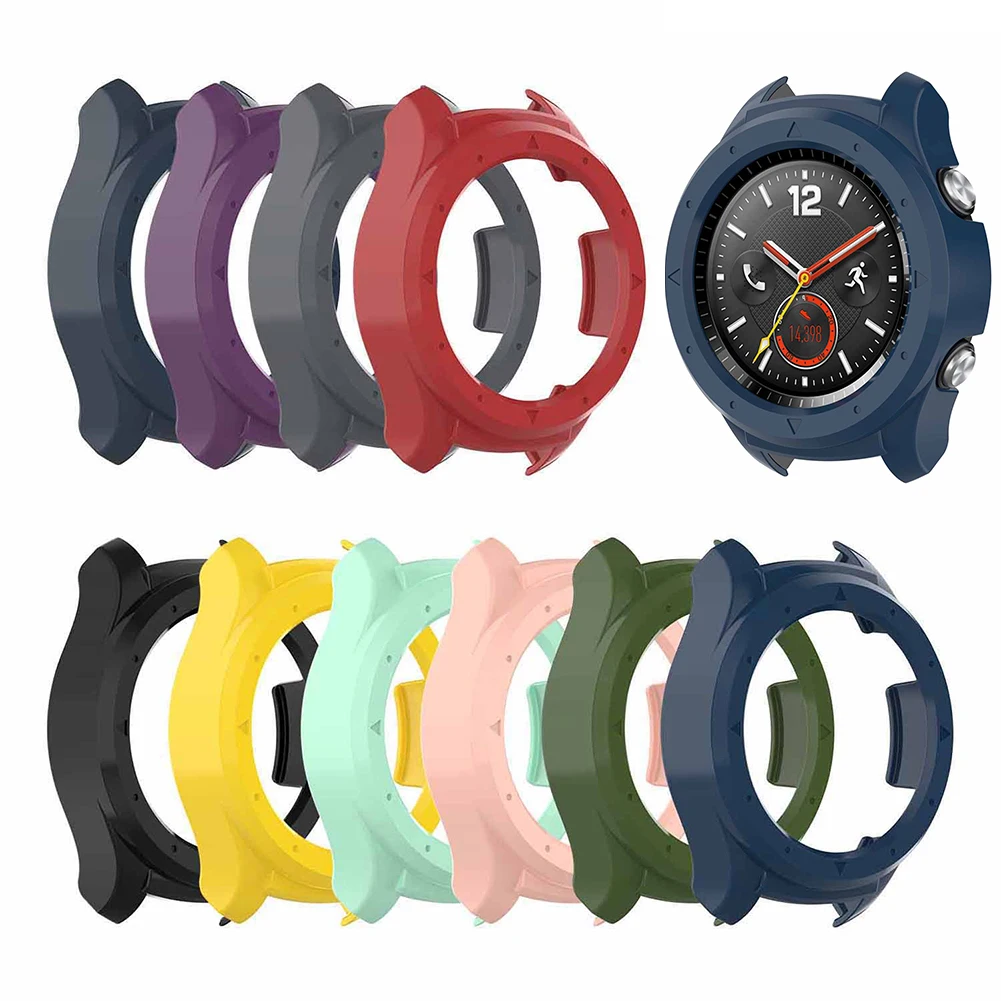 

Colorful Protective Shockproof Shell Case Cover Screen Protector for Huawei Watch 2 Smart Watch New Sale