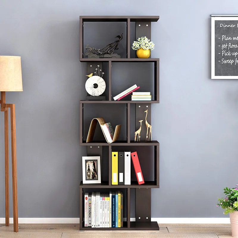 Высокое качество книжная полка настольная стойка креативный студенческий книжный шкаф для гостиной стеллаж для хранения DIY комбинированный органайзер для хранения