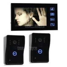 DIYSECUR Wired Puerta Timbre Del Teléfono de la Llave del Tacto de 7 “Lcd de Vídeo Con la Cámara de Infrarrojos Inicio Intercomunicador 2V1 SY806MJ21