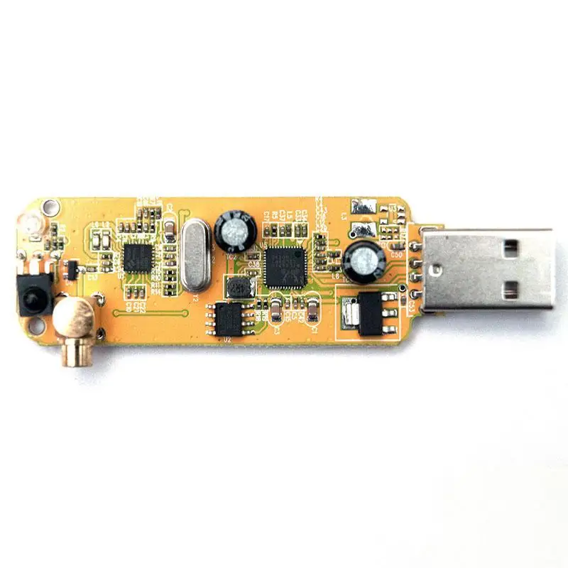 USB2.0 ТВ-тюнер синий ТВ-Стик DAB FM DVB-T RTL2832 R820T SDR RTL-SDR Dongle Stick ТВ приемник инфракрасный пульт дистанционного управления антенной