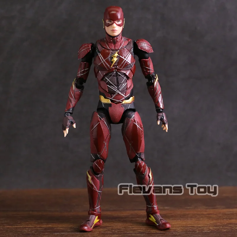 

Medicom Mafex No.58 DC Justice League The Flash PVC Action Figure Collectible Model Toy