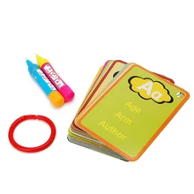 Children Magic Book With 2 Magic Water Drawing Pen Graffiti Card Educational Toy W30