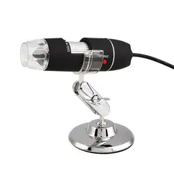 1600X8 СВЕТОДИОДНЫЙ Цифровой Микроскоп USB Microscopio эндоскопа Камера светодиодный микроскоп ручной эндоскоп с базовыми Портативный