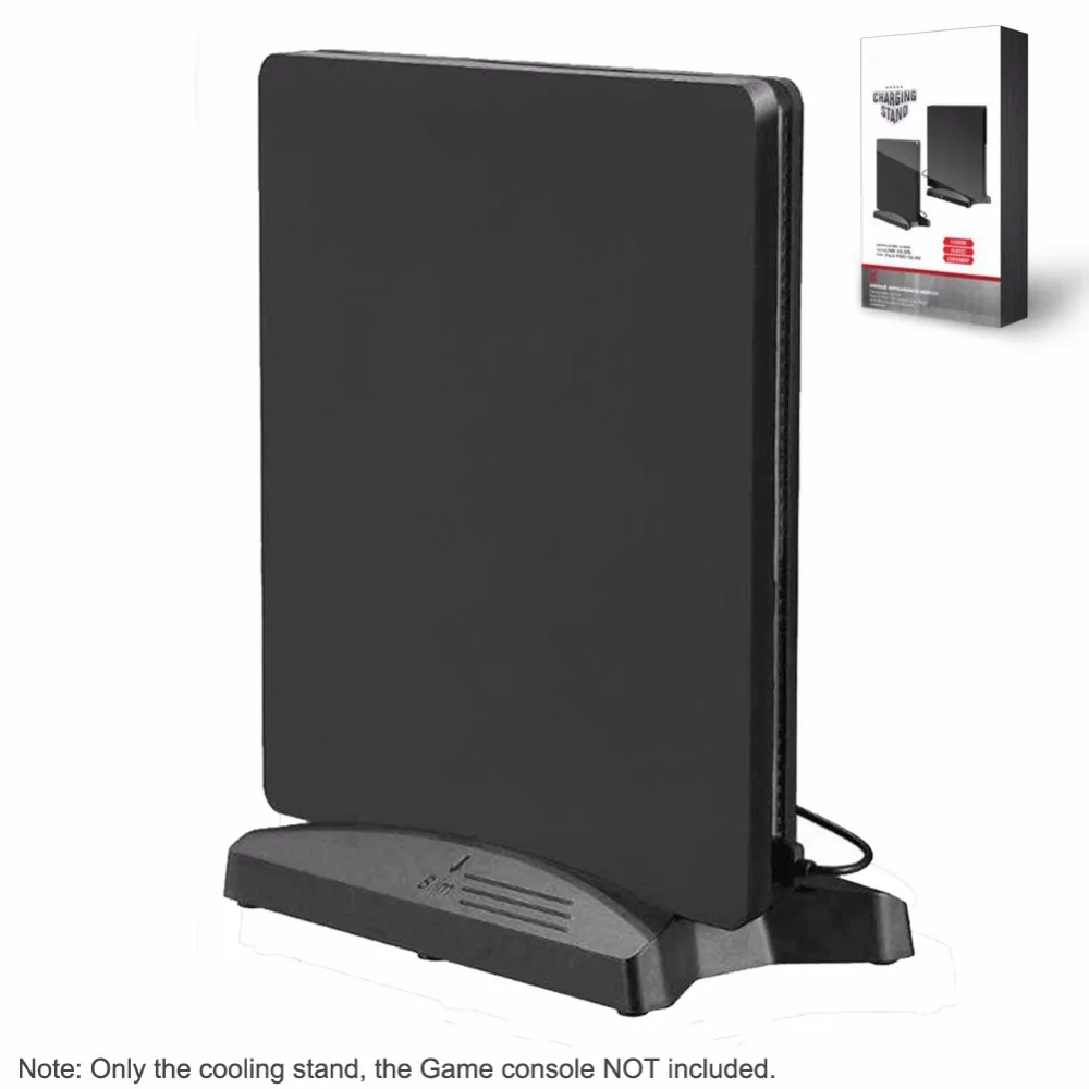 Game Console Cooler Fan Vertical Charger Stand Cooling Fan with 3 USB HUB for PS4 Slim or PS4 Pro Console Game Console Cooler Fan Vertical Charger Stand Cooling Fan with 3 USB HUB for PS4 Slim or PS4 Pro Console