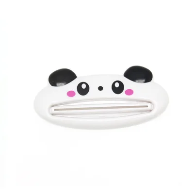 1 шт., многофункциональная выжималка с милыми животными/Соковыжималка для зубной пасты, товары для дома, ванной комнаты, тюбик, мультипликационный диспенсер для зубной пасты - Цвет: Panda