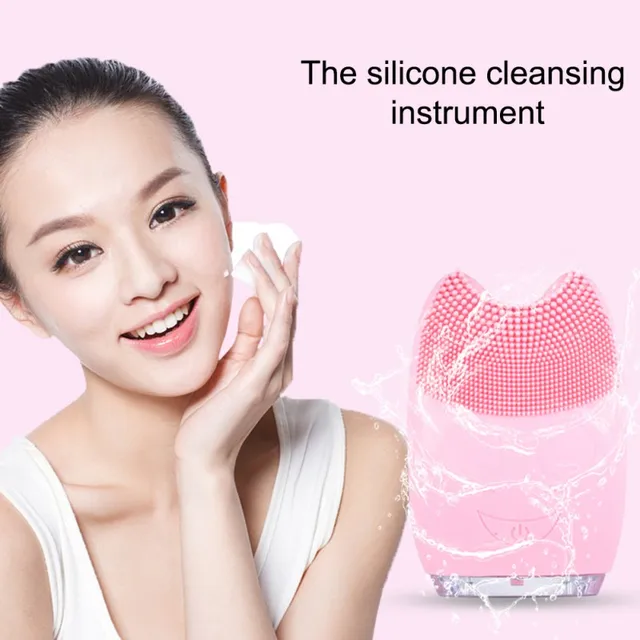 Buy Electric Face Cleanser, Silicone Cleansing Device