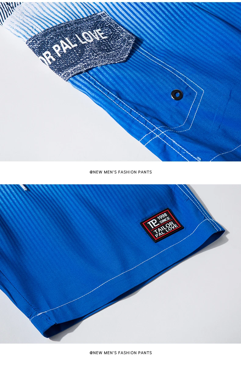 Летние мужские пляжные шорты бренда быстросохнущие повседневные пляжные шорты для мужчин Серфинг Пляжные шорты бермуды Бриджи Мужской