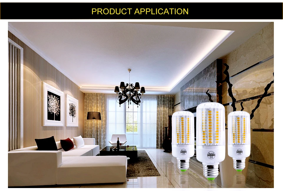 E27 LED Lamp SMD5730 220V 110V Corn Bulb 24 30 42 64 80 89 108 136LEDs Bombillas Light Bulbs For Home Decoration Ampoule (7)