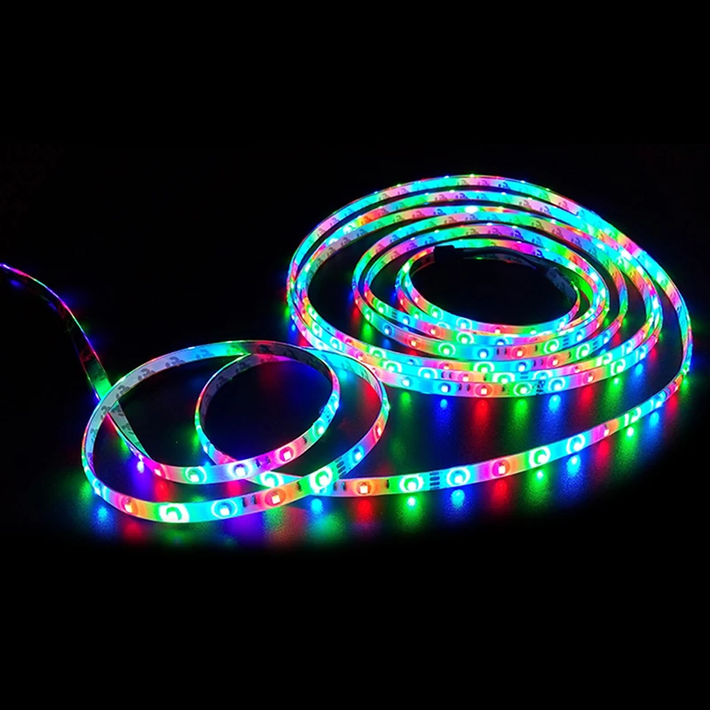 5M DC 12V RGB LED Strip 5050 SMD LED Light Tape Flexible Ribbon Waterproof IR Remote Controller