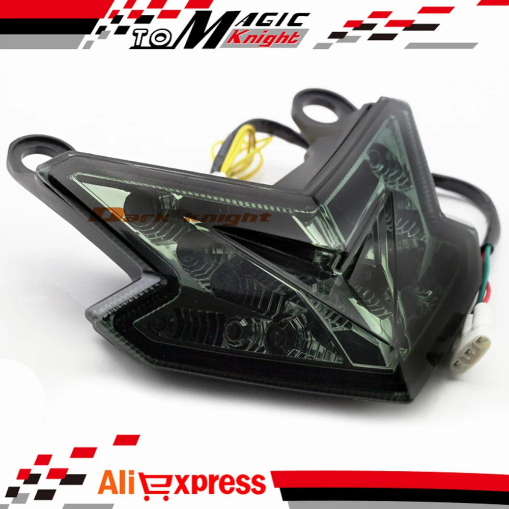 

For KAWASAKI Z800 2013-2015 Motorcycle Accessories Integrated LED Tail Light Turn signal Blinker Smoke High Quality