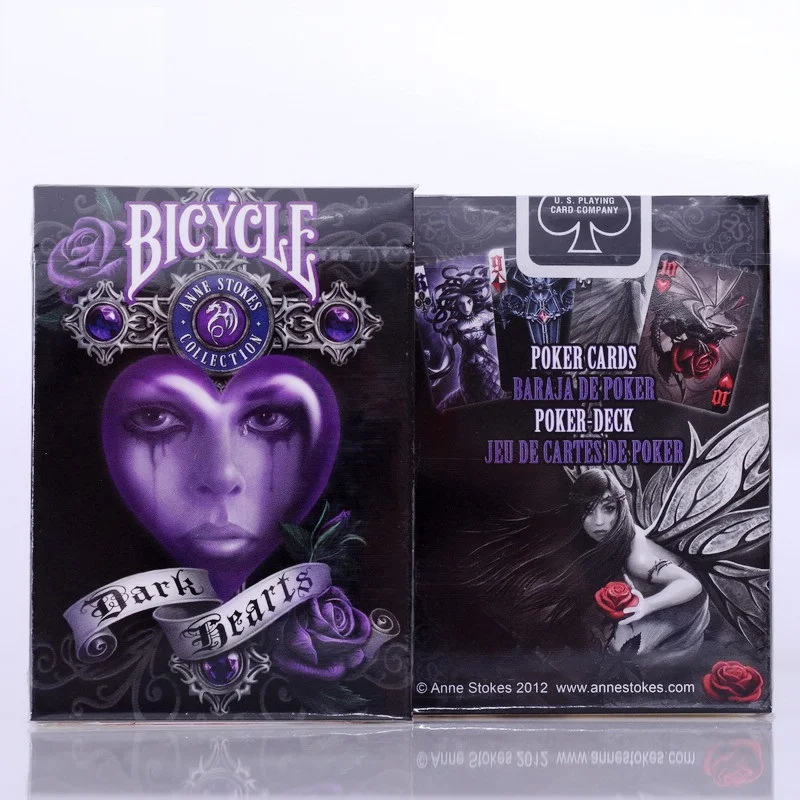 Beste 1 stks Fiets Anne Stokes v2 Dek Magic Card Speelkaart Poker Close Up Stage Goocheltrucs voor Professionele Goochelaar Gratis schip