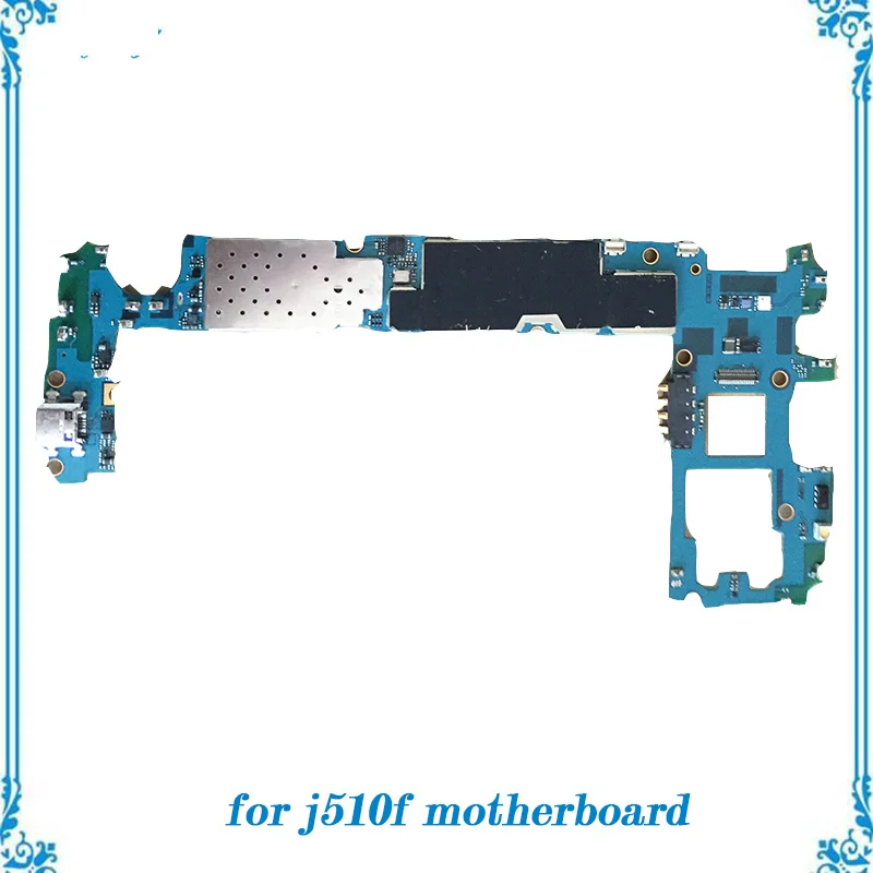 

Completed Unlocked for Samsung galaxy j5 j510f motherboard whole function replacement used mainboard with full chips Logic Board