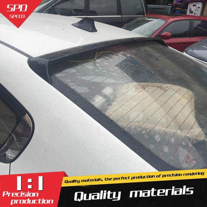 

For Kia Forte K3 Roof Spoiler ABS Material Car Rear Wing Primer Color Rear Spoiler For Kia Forte K3 Roof Spoiler 2011-2015