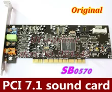 Original & Used 1PCS/LOT PCI 7.1 sound card Creative Audigy SE 64-bit (SB0570) support for Win7 win8 Better than SB0410!