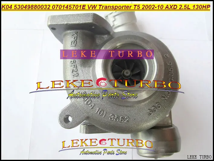 K04 VTG 53049700032 53049880032 070145701E Turbo турбонагнетатель для Volkswagen VW коммерческие транспортер T5 TDI 2002-2012 AXD 2.5L