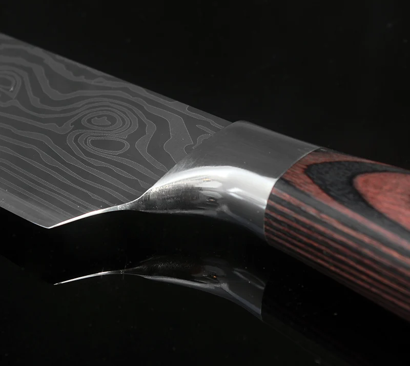 XITUO набор кухонных ножей из нержавеющей стали, японский нож шеф-повара из дамасской стали, нож для очистки овощей Santoku, нож для нарезки здоровья