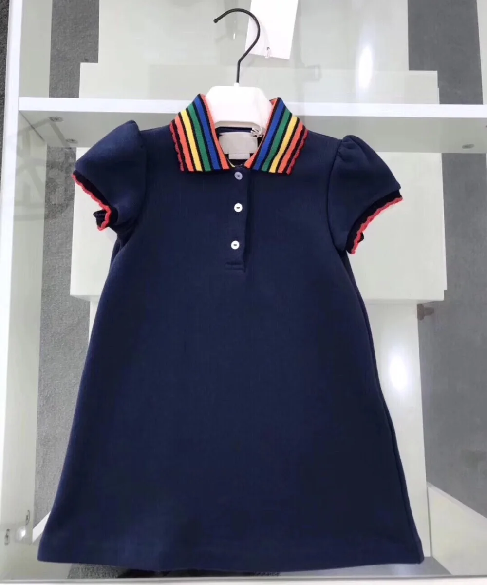 

90-150cm Spring summer new arrival kids clothing for girls casual cartoon dresses