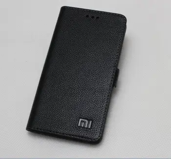 

100% Genuine leather Case for Xiaomi 5C flip cover case back cover cases for xiaomi mi 5c housing book style Good quality