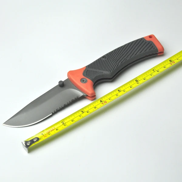 

[ Big Moddel ]Pocket Folding Knife Survival Tactical Camping EDC Knives Utility Hunting Outdoor Rescue Multi Tool & Nylon Sheath