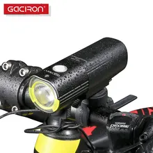 GACIRON велосипед фары Водонепроницаемый 1000 Люмен MTB Велоспорт вспышки света перед светодиодный фонарик банк силы вспомогательного оборудования велосипеда 