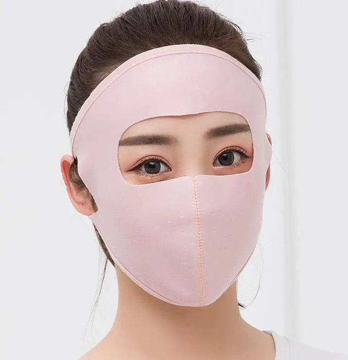 Men Women's spring summer sunscreen mask lady's PM 2.5 breathable summer hollow out mouth-muffle R1512