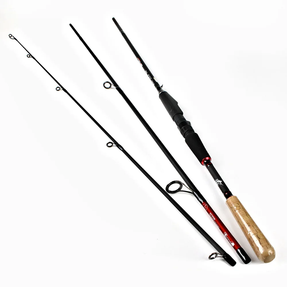 

1.8m 2.1m 2.4m carp Fishing Spinning Rod 3 Section Carbon Contract Lenght 65cm-95cm Travel portable outdoor camping Fishing rod