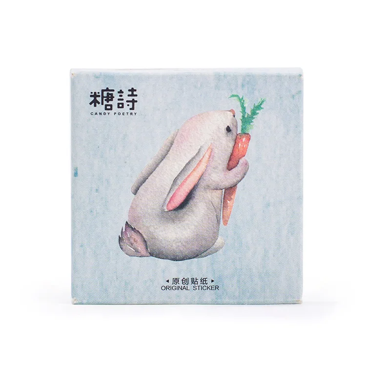 40 шт./кор. лесные животные памятки наклейки пакет разместил его Kawaii планировщик