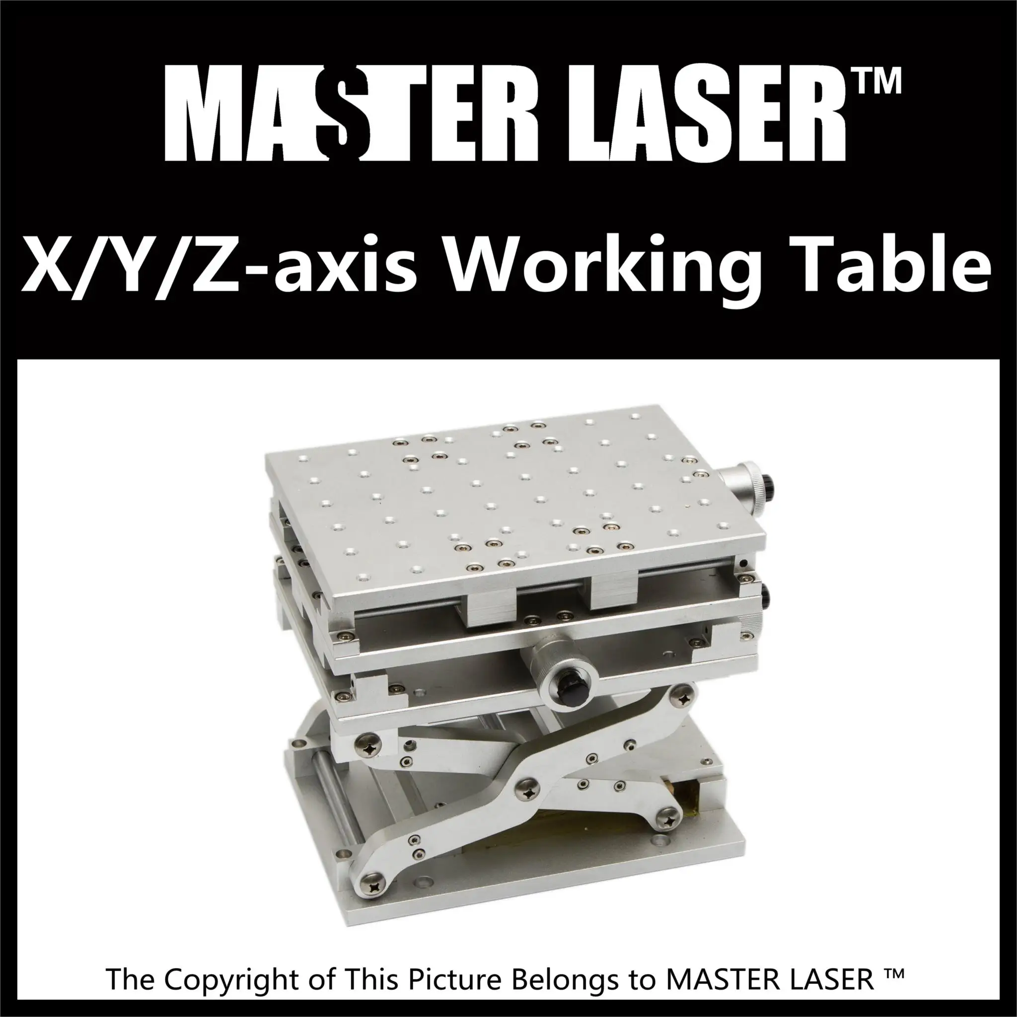 Laser Marking Engraving Machine  3 Axis Moving Table 210*150mm Working Size Portable Cabinet Case XYZ AXIS Table