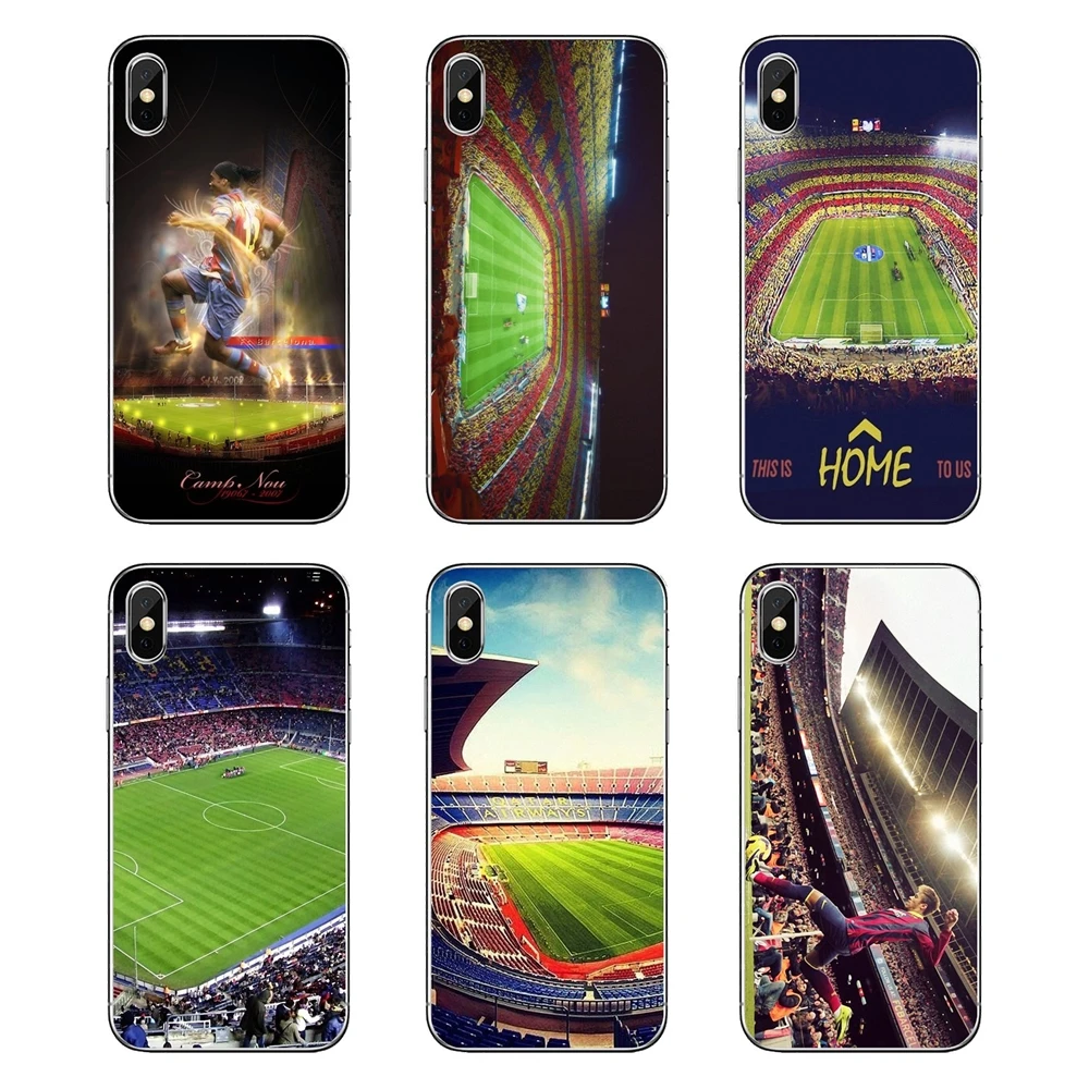 Прозрачные мягкие чехлы для Xiaomi Redmi 4X S2 3S Note 3 4 5 6 6A Por Pocophone F1 Mi Барселона Home football