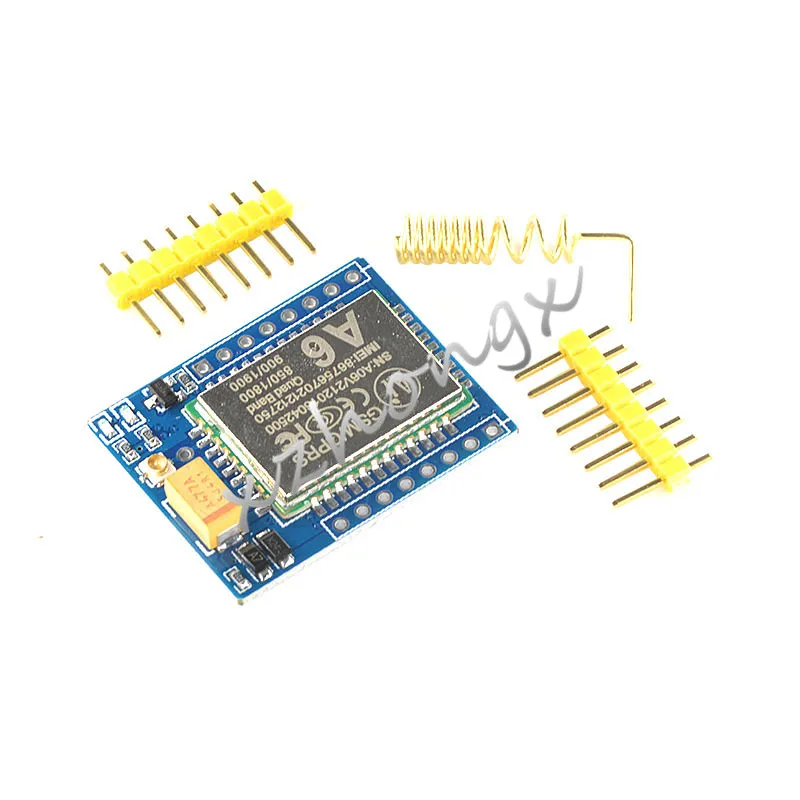 

XNWY Mini GPRS/GSM A6 module SMS \ development board wireless data transmission over SIM800L