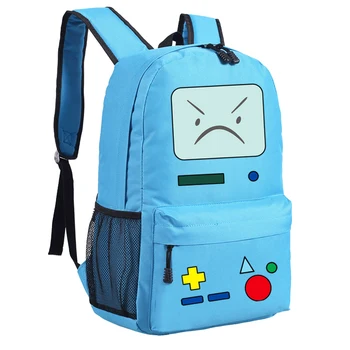 

Adventure Time BMO Cute School Bags for Teenagers Girls Canvas Travel Back Pack Cartoon Laptop Bagpack Mochila Feminina Bookbag