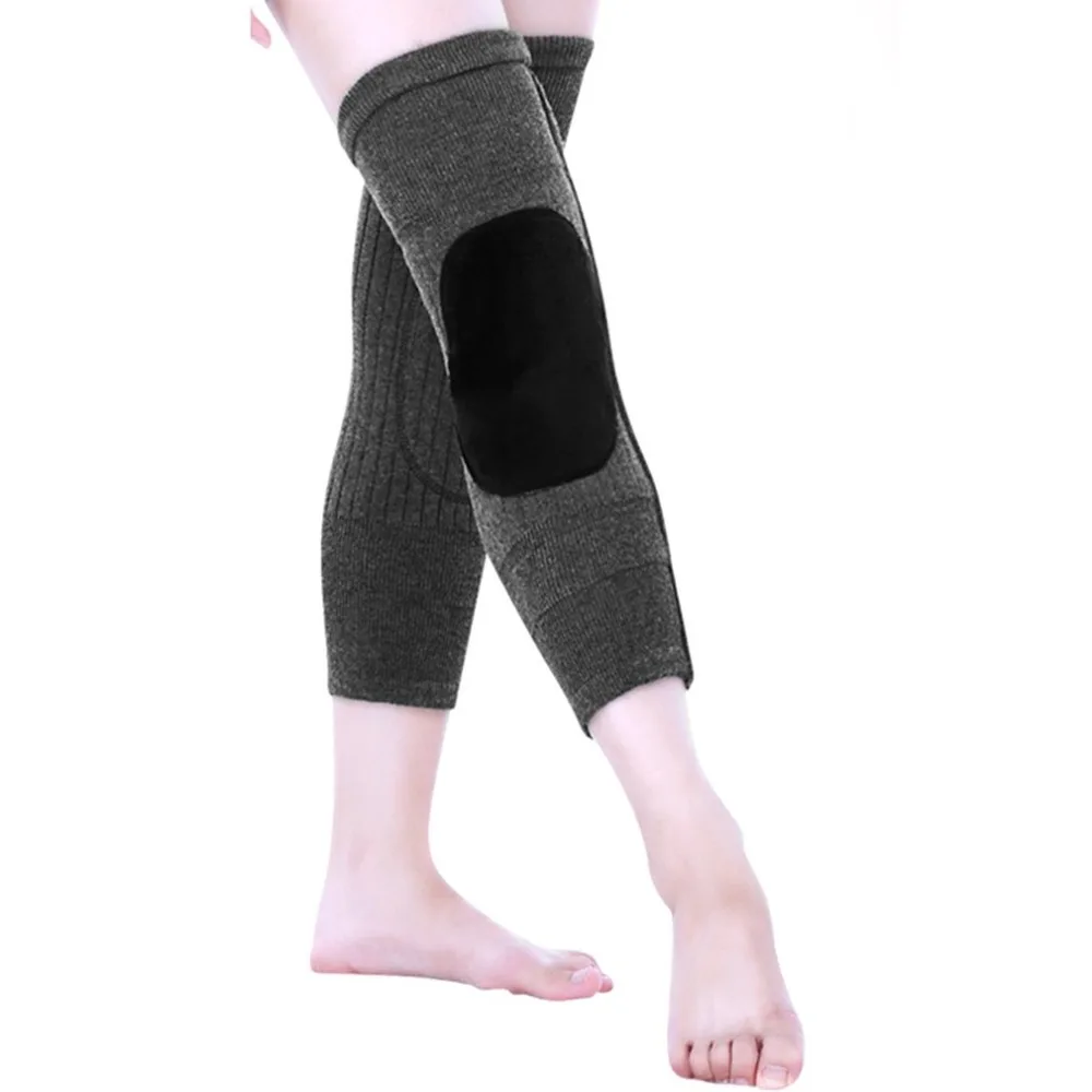 

Winter Comfortable braceand support Thickened Men Women Wool Leg Warmers Keep Warm Wool Knitted Long Leg Knee Warmers