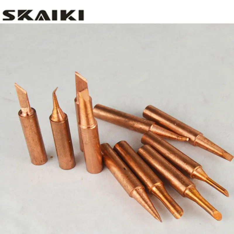 10pcs 900M-T series Pure welding tips 900M-T-1.2D 1.6D 2.4D 3.2D 2C 3C 4C B I K soldering for BGA Soldering | Инструменты