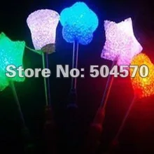 40 шт./партия, концертная светящаяся Светодиодная звезда в форме сердца, розовая палочка, светящаяся игрушка для детей на день рождения, вечеринка, фестиваль, игрушки
