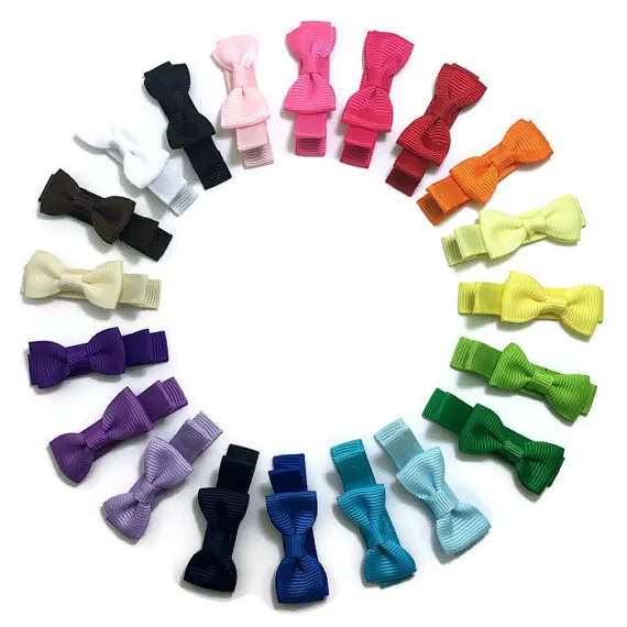 Зажим для волос в виде галстука бабочки мини фотоальбом из 20 шт.|bow clip|hair bow cliphair clip