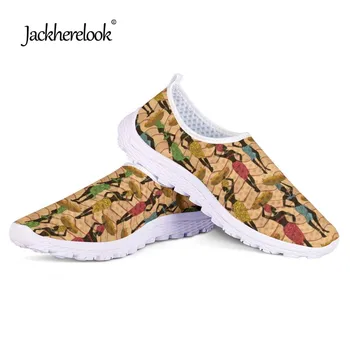 

Jackherelook Flats Women Sneakers Shoes Woman African Girl Aztec Pattern Fashion Comfortable Mesh Ladies Loafers Beach Zapatos