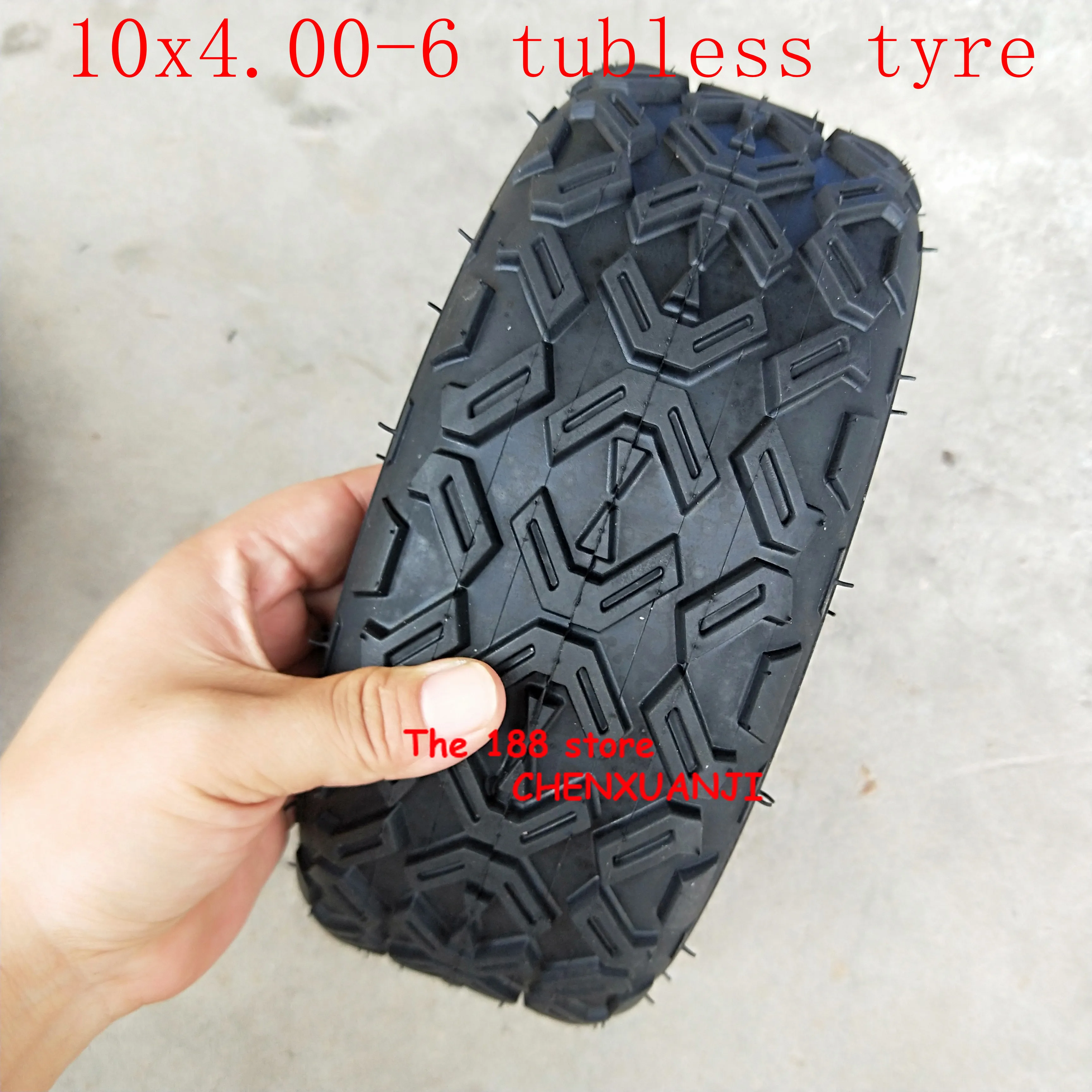 Бескамерная вакуумная шина 10X4.00 6 10*4 00 для скутера Harley Electric Citycoco Go karts ATV Quad bike OFF