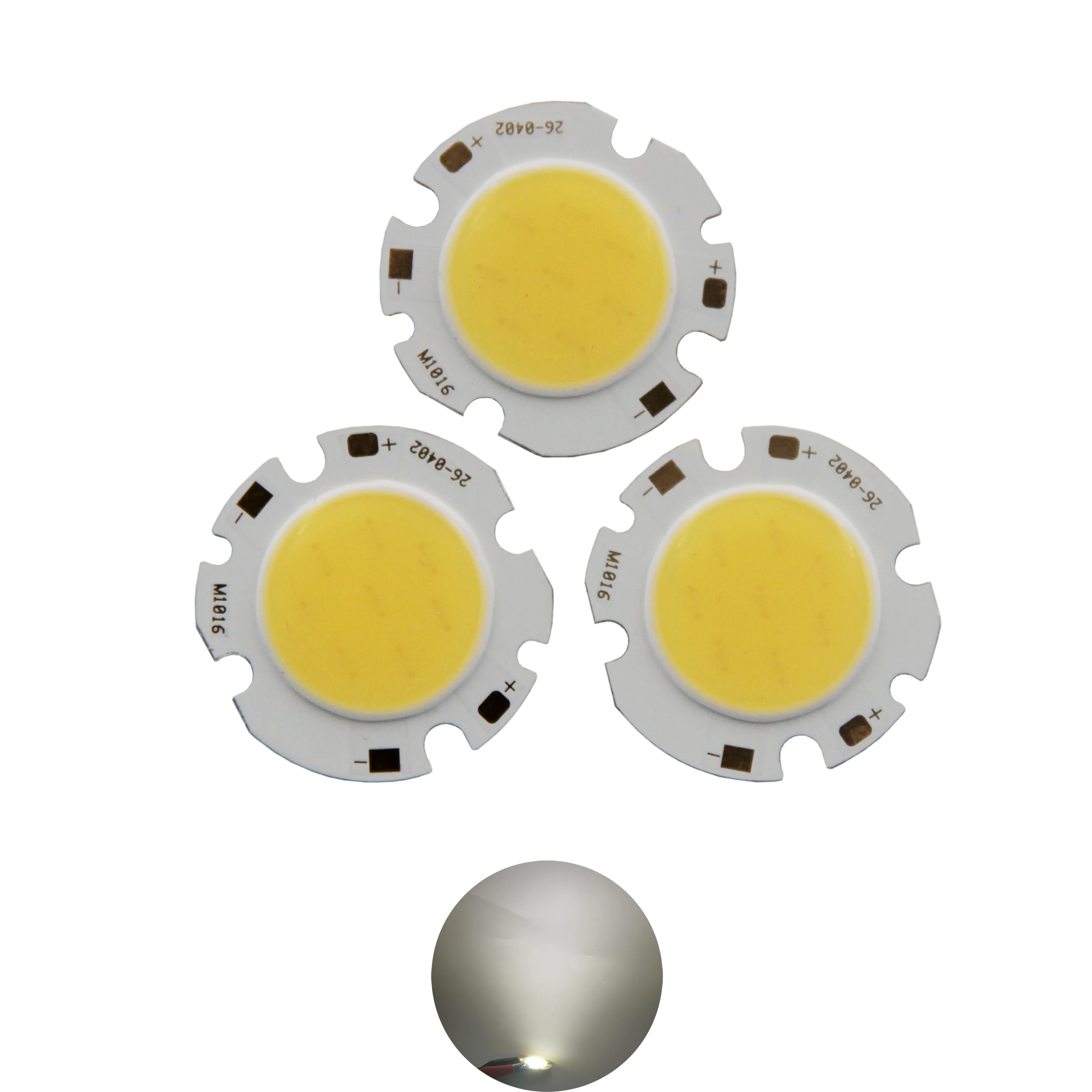 

sale Round Aluminum 26mm 12V DC LED COB Light Source Module 4W COB bulb lamp for spotlight car cob chip