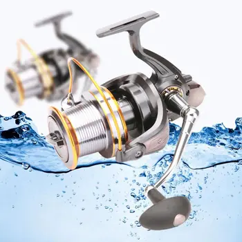 

Left/Right Interchangeable LJ3000-9000 Super Big Sea Fishing Wheel High Speed Metal Spinning Coil Oblique Line Cup Fishing Reel
