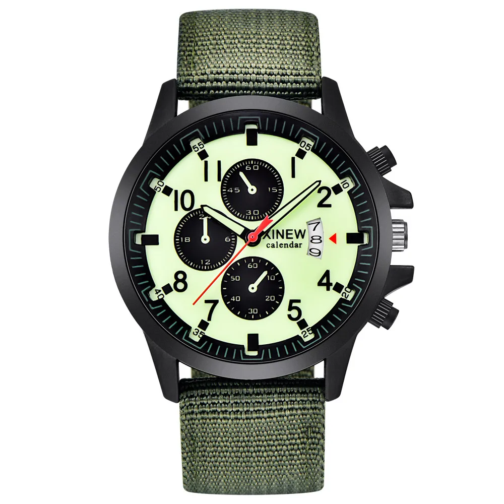 Новые мужские часы в Военном Стиле, кварцевые часы с датой, высокое качество, повседневные наручные часы, подарок для дропшиппинг, relogio montre femme