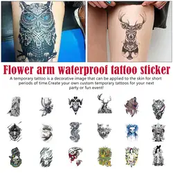 1 шт. водостойкая временная татуировка наклейка s Tribal поддельная флеш-Татуировка искусство для девочек женщин мужчин могучая наклейка со